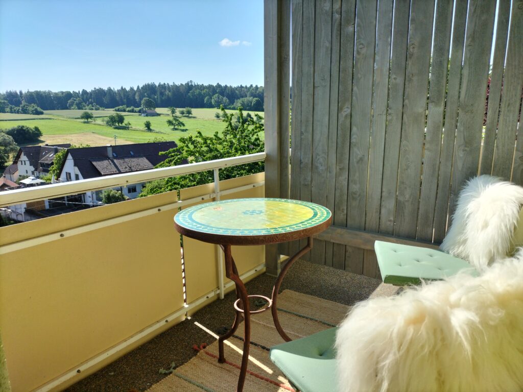 Ausblick Maisenbach Oberlengenhardter Straße Wohnung 3 #Einprägsam Balkon